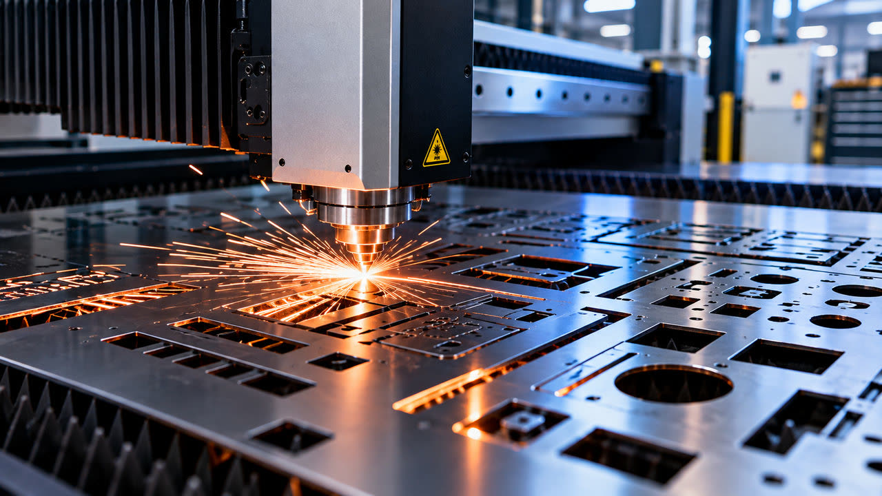 Precision fiber laser cutting of sheet metal